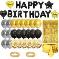 Birthday Cute Sweet Letter Star Aluminum Film Party Festival Balloons main image 4