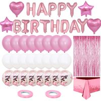 Birthday Cute Sweet Letter Star Aluminum Film Party Festival Balloons sku image 4