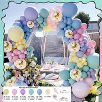 Birthday Sweet Pastoral Letter Aluminum Film Party Festival Balloons sku image 4