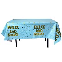 Christmas Valentine's Day Birthday Cartoon Style Letter Star Pet Holiday Party Tablecloth main image 4