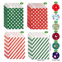Christmas Cartoon Style Color Block Paper Party Gift Wrapping Supplies sku image 1
