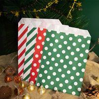 Christmas Cartoon Style Color Block Paper Party Gift Wrapping Supplies main image 6