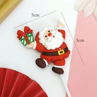 Christmas Cute Santa Claus Plant Deer Soft Glue Party Festival Cake Decorating Supplies sku image 13