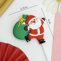 Christmas Cute Santa Claus Plant Deer Soft Glue Party Festival Cake Decorating Supplies sku image 16