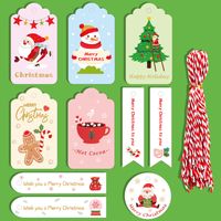Christmas Cartoon Style Cute Santa Claus Paper Christmas Party Candy Decoration Card main image 3
