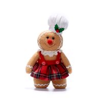 Christmas Pastoral Gingerbread Cloth Nonwoven Resin Holiday Party Ornaments sku image 2