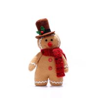 Christmas Pastoral Gingerbread Cloth Nonwoven Resin Holiday Party Ornaments sku image 1