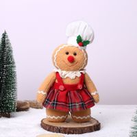 Christmas Pastoral Gingerbread Cloth Nonwoven Resin Holiday Party Ornaments main image 2