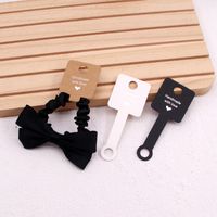 Simple Style Solid Color Paper Card Wholesale Jewelry Packaging Cardboard main image 1