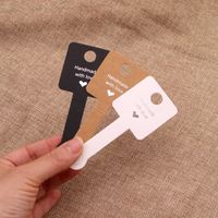 Simple Style Solid Color Paper Card Wholesale Jewelry Packaging Cardboard main image 3