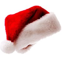 Christmas Ethnic Style Solid Color Cloth Holiday Party Christmas Hat main image 2