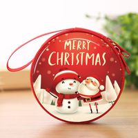 Women's Santa Claus Iron Zipper Coin Purses sku image 7