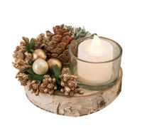 Christmas Pastoral Classic Style Geometric Wood Daily Party Ornaments Candlestick main image 5