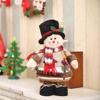 Christmas Cute Christmas Streetwear Doll Snowman Cloth Holiday Party Ornaments main image 5
