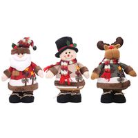 Christmas Cute Christmas Streetwear Doll Snowman Cloth Holiday Party Ornaments main image 4