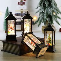 Christmas Cartoon Style Christmas Tree Santa Claus Plastic Holiday Daily Night Lights main image 1