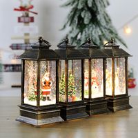 Christmas Cartoon Style Christmas Tree Santa Claus Plastic Holiday Daily Night Lights main image 3