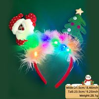 Christmas Cartoon Style Antlers Plastic Party Hair Band sku image 10