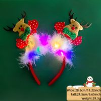 Christmas Cartoon Style Antlers Plastic Party Hair Band sku image 19