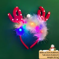 Christmas Cartoon Style Antlers Plastic Party Hair Band sku image 12