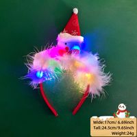 Christmas Cartoon Style Antlers Plastic Party Hair Band sku image 22