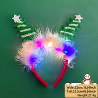 Christmas Cartoon Style Antlers Plastic Party Hair Band sku image 18