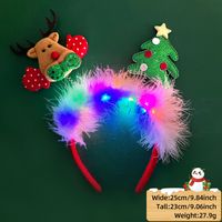 Christmas Cartoon Style Antlers Plastic Party Hair Band sku image 24