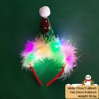 Christmas Cartoon Style Antlers Plastic Party Hair Band sku image 23