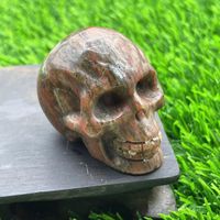 Funny Punk Skull Natural Stone Ornaments Artificial Decorations sku image 5
