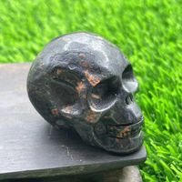 Funny Punk Skull Natural Stone Ornaments Artificial Decorations sku image 16