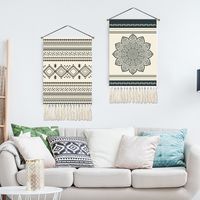 Elegant Geometric Polyester Tapestry Artificial Decorations main image 5
