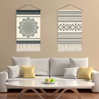 Elegant Geometric Polyester Tapestry Artificial Decorations main image 1