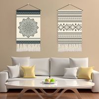 Elegant Geometric Polyester Tapestry Artificial Decorations main image 6