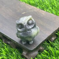 Retro Simple Style Owl Natural Stone Ornaments Artificial Decorations sku image 11