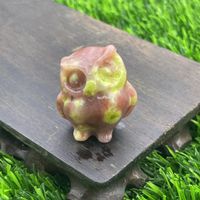 Retro Simple Style Owl Natural Stone Ornaments Artificial Decorations sku image 31