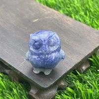 Retro Simple Style Owl Natural Stone Ornaments Artificial Decorations sku image 9