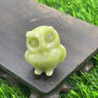 Retro Simple Style Owl Natural Stone Ornaments Artificial Decorations sku image 1