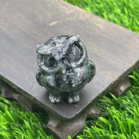Retro Simple Style Owl Natural Stone Ornaments Artificial Decorations sku image 4