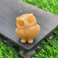 Retro Simple Style Owl Natural Stone Ornaments Artificial Decorations sku image 22