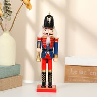 Christmas Pecan Soldier Decoration Wooden Crafts Ornament sku image 4