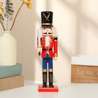 Christmas Pecan Soldier Decoration Wooden Crafts Ornament main image 4