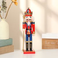 Christmas Pecan Soldier Decoration Wooden Crafts Ornament sku image 2