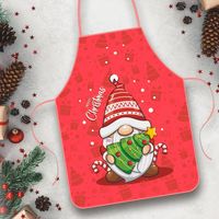 Christmas Decorations Fabric Printed Christmas Apron Party Atmosphere Decoration main image 5