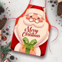 Christmas Decorations Fabric Printed Christmas Apron Party Atmosphere Decoration sku image 1