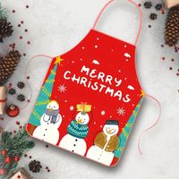 Christmas Decorations Fabric Printed Christmas Apron Party Atmosphere Decoration sku image 13