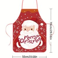 Christmas Decorations Fabric Printed Christmas Apron Party Atmosphere Decoration sku image 17