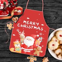 Christmas Decorations Fabric Printed Christmas Apron Party Atmosphere Decoration sku image 3