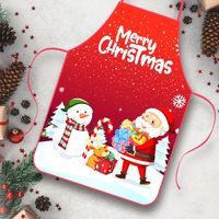 Christmas Decorations Fabric Printed Christmas Apron Party Atmosphere Decoration sku image 15