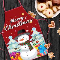 Christmas Decorations Fabric Printed Christmas Apron Party Atmosphere Decoration sku image 10