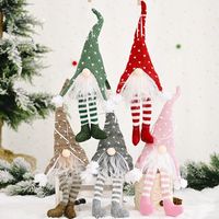 Christmas Pastoral Simple Style Korean Style Cartoon Character Santa Claus Plastic Cloth Indoor Family Gathering Hanging Ornaments main image 4